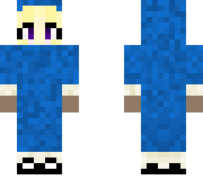 blue costume
