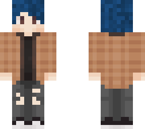 blue hair boy