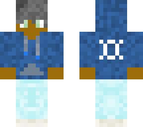 blue hoodie boy