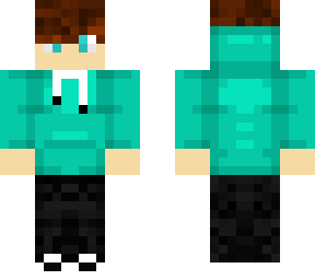 blue hoodie man