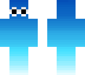 blue to white gradient with clout goggles