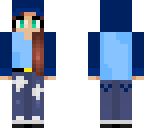 blue winter jacket