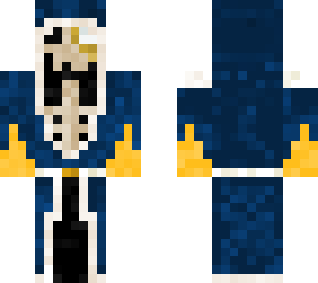 boney wizard with monocle