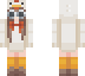 chicken with glasses