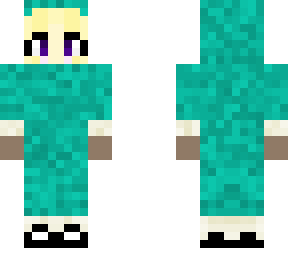 cyan costume