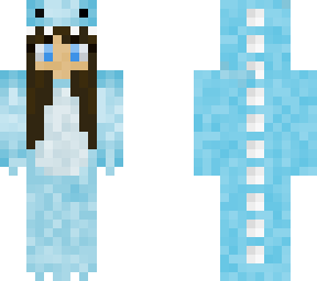 girl in dino onesie (blue)