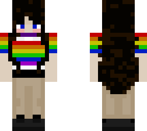 girl w/ rainbow shirt