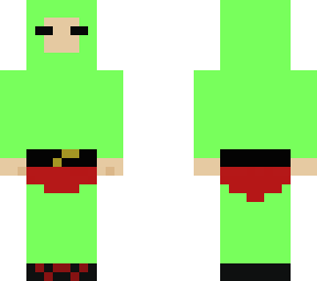green alien suit