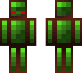 green blocky cute thing