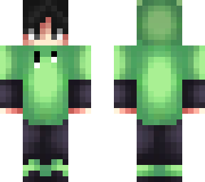 green hoodie boy
