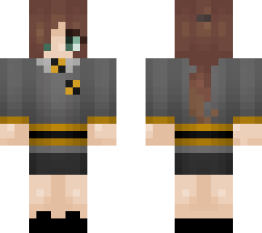 infamouschan's hogwarts hufflepuff cloakless skin