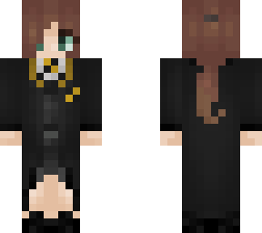 infamouschan's hogwarts hufflepuff robe skin