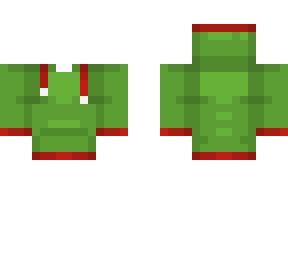 lime and red hoodie