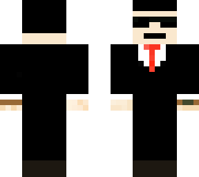 man in black