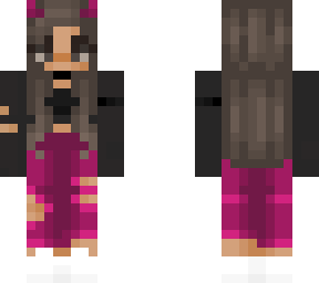 minecraft, another pink, devil girl