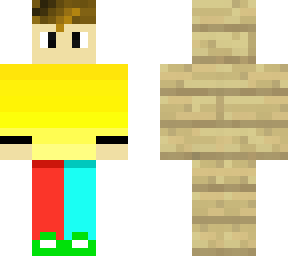 new skin type - camo back and normal front