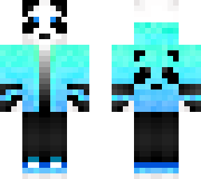 panda gamer with frosty hoodie.