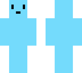 plain blue skin