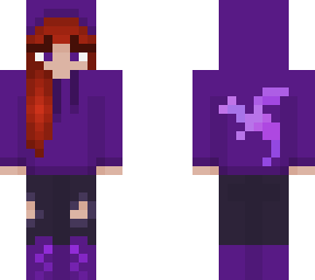 purple dragon~edit of old skin