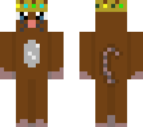 rat with netherite gold diamond emerald crown