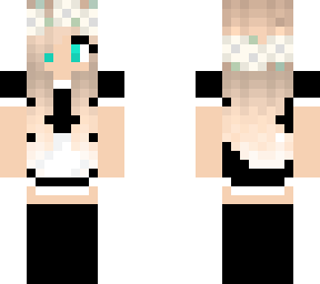 segsy flower crown blonde maid