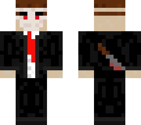 spooky man in a mask