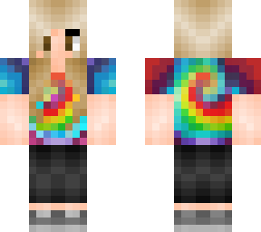 tie dye girl