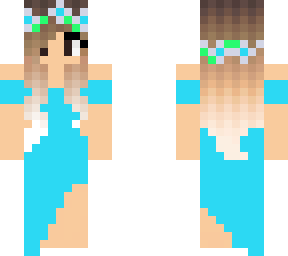 vestido azul celeste