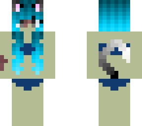 zombie cat girl bikini skin (halloween special)
