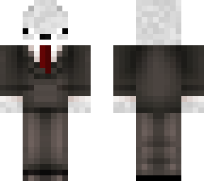 arctic fox in a suit