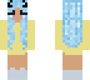 blue and yellow devil cute (:
