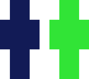 blue green and red neon cut