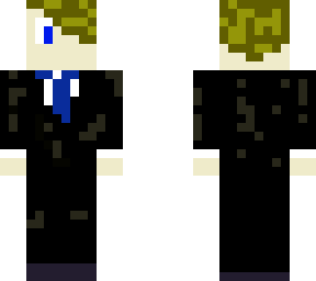 blue suit