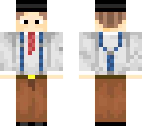 blue suspenders