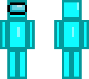 crewmate (light blue w/ halo)