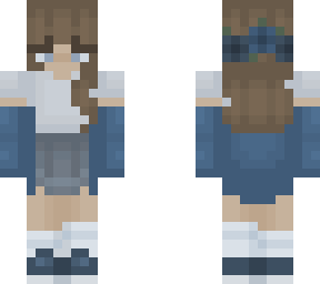 cute blue girl casual outfit