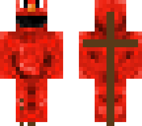 elmo on cross