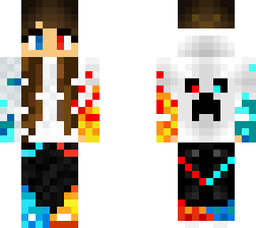 fire and ice girl (teen normal)