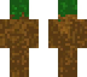 grass block with flower