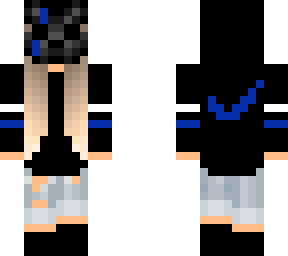 halloween girl blue/black mask