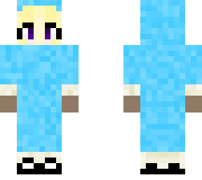 light blue costume