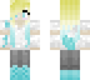 light blue fox girl
