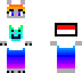 makazihskin: grey cat wearing white rainbow hoddie