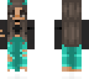 minecraft another turquoise, devil girl