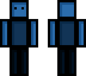 outlined shadow blueman