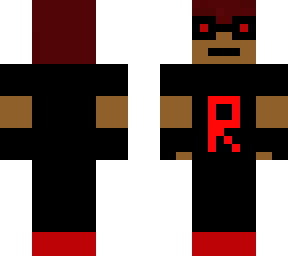 red and black