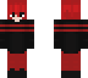 red and black