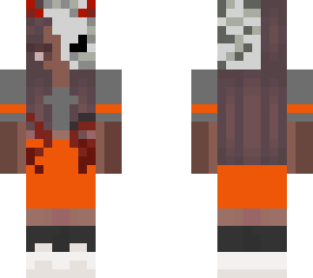 skeleton halloween girl skin