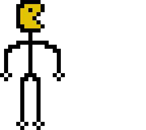 stickman pac-man
