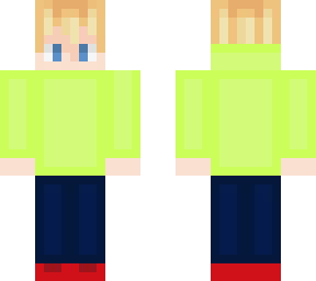 tubbo with lime hoodie